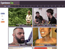 Tablet Screenshot of experiences-gay.com